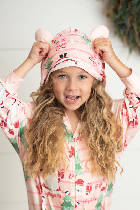 Santa Zip Hoodie Onesie - Milly's Boutique