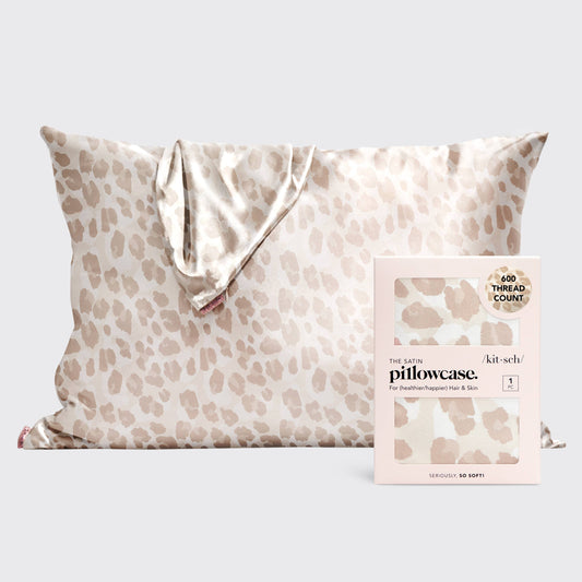 Satin Pillowcase - Leopard - Milly's Boutique