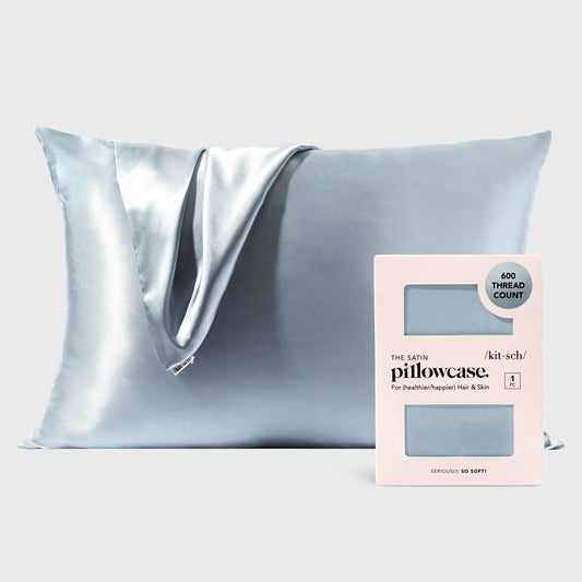 Standard Satin Pillowcase - Haze Blue - Milly's Boutique