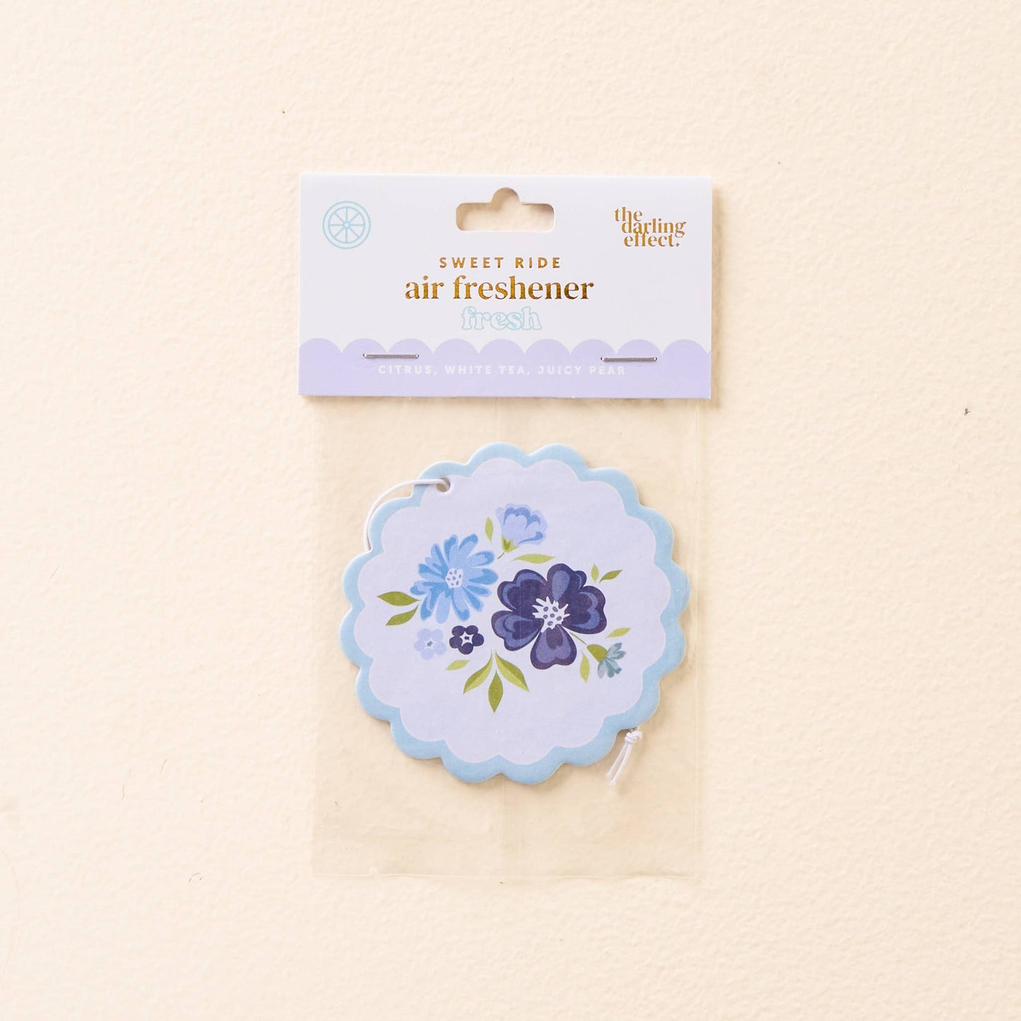 Sweet Ride Car Air Freshener-Dainty Floral Navy - Milly's Boutique