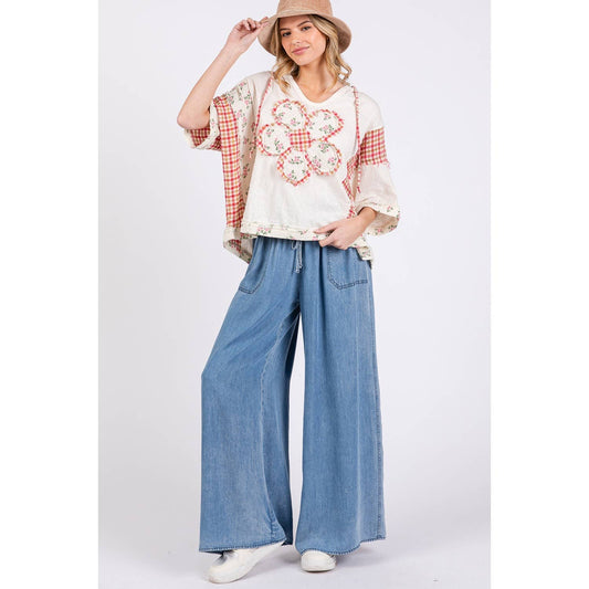 The Denim Palazzo Pants - Milly's Boutique