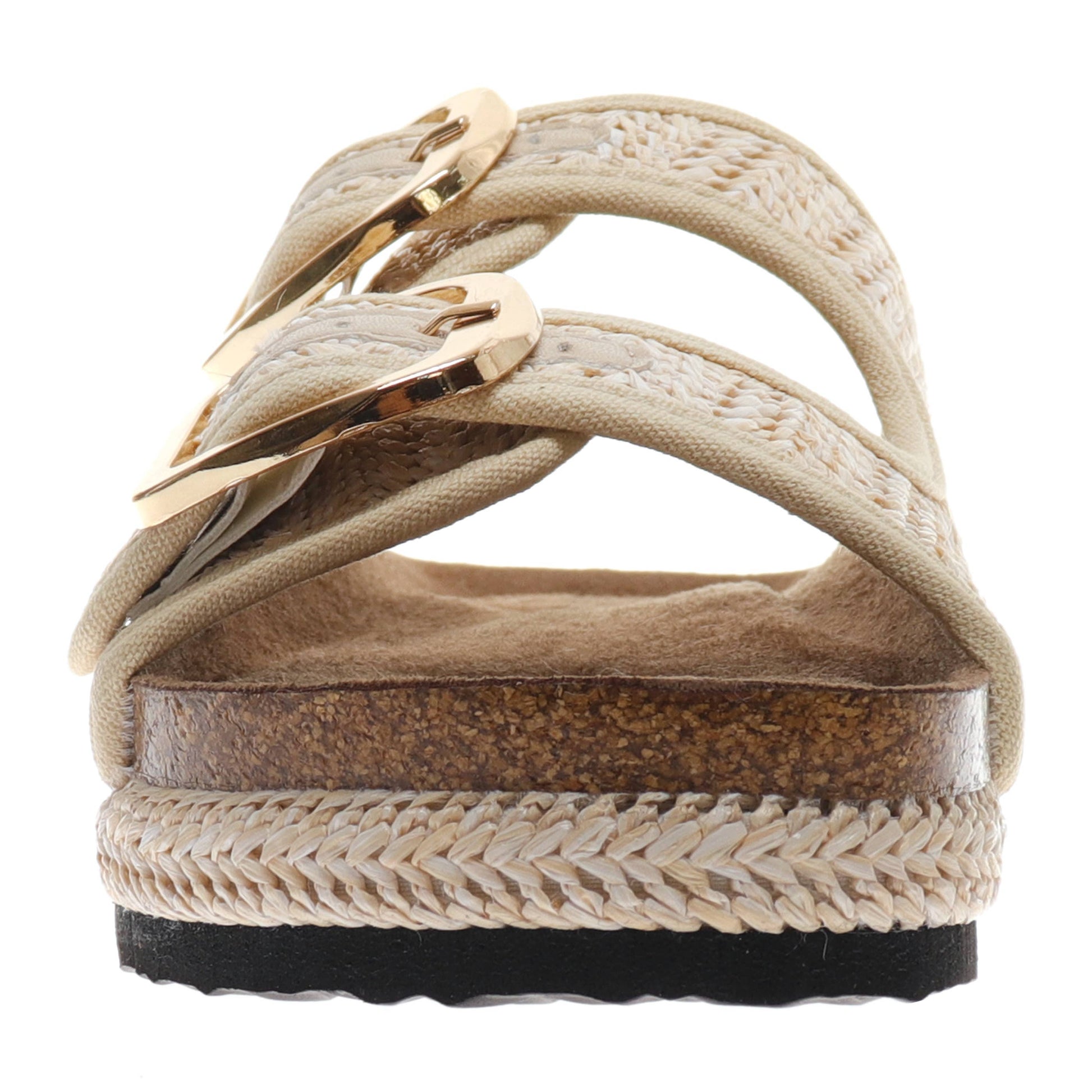 The Joan Double Buckle Sandal - Milly's Boutique