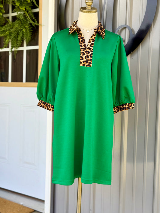 The Leopard Print Edge Dress - Milly's Boutique
