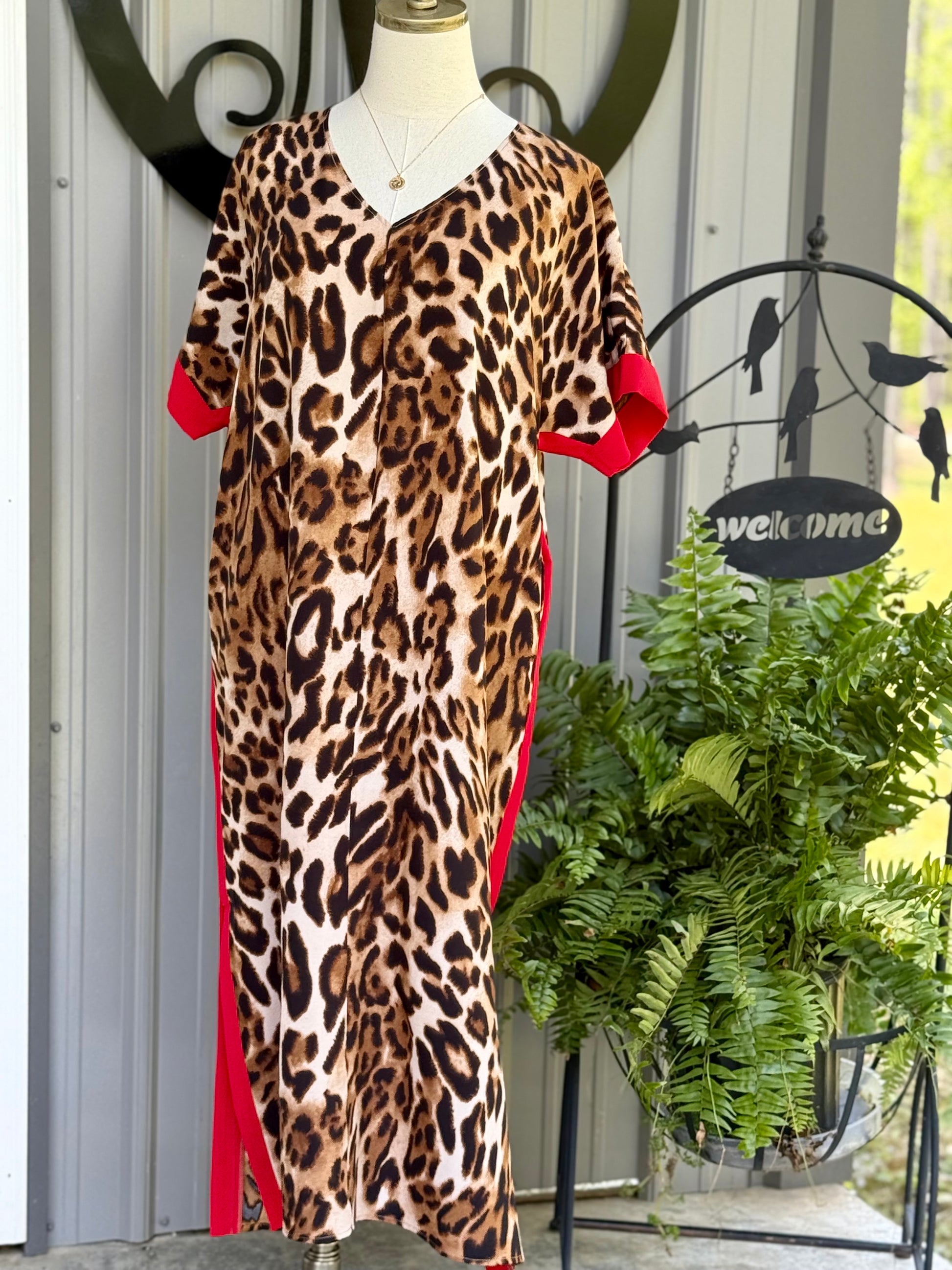Toni Side Slit Animal Dress - Milly's Boutique