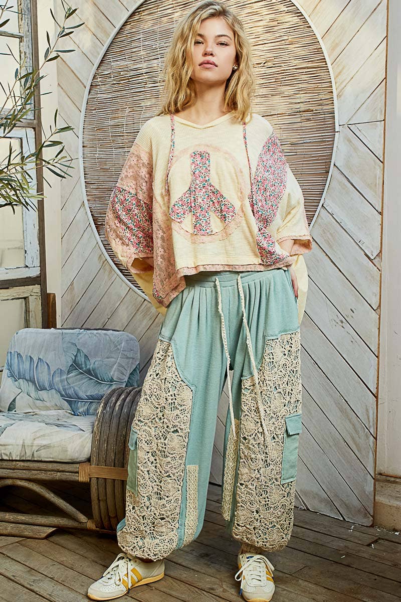 Valerie Hooded Peace Top - Milly's Boutique