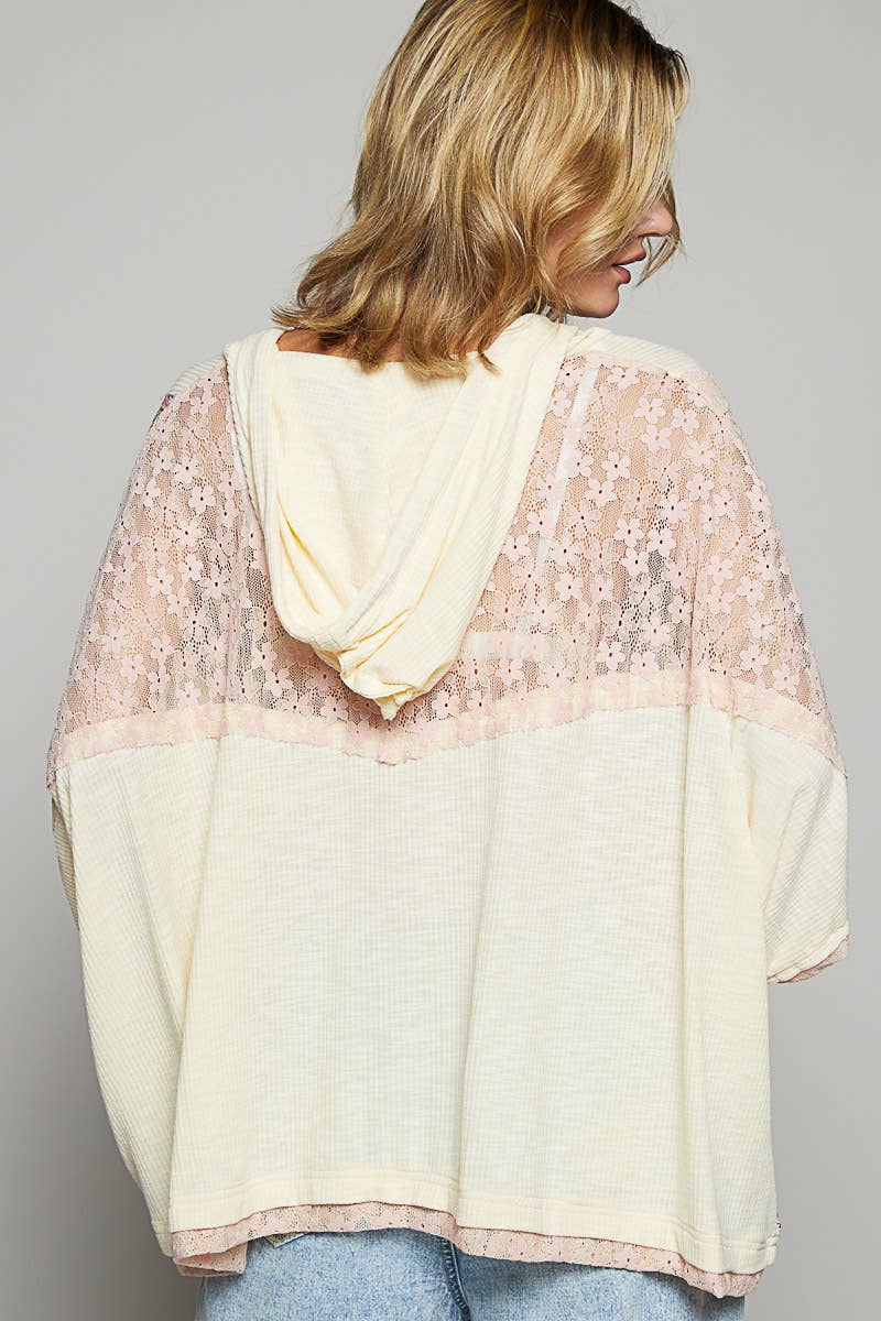 Valerie Hooded Peace Top - Milly's Boutique