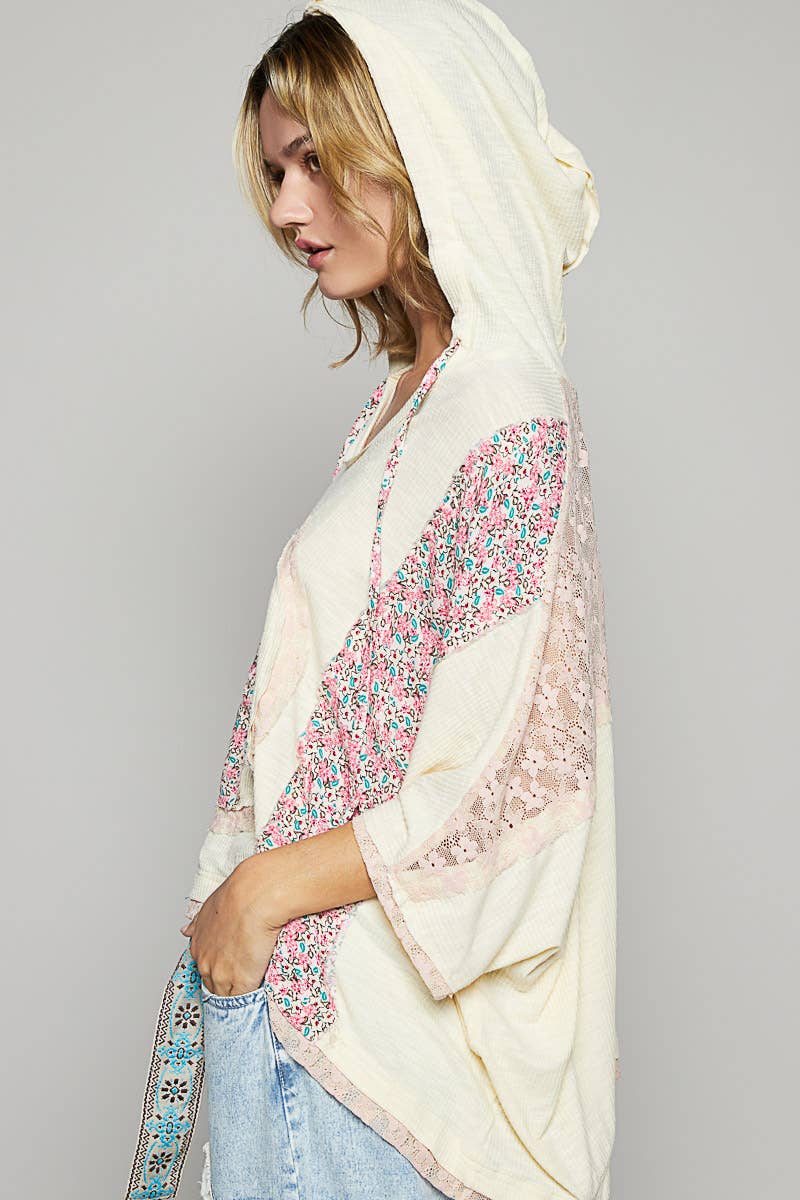 Valerie Hooded Peace Top - Milly's Boutique