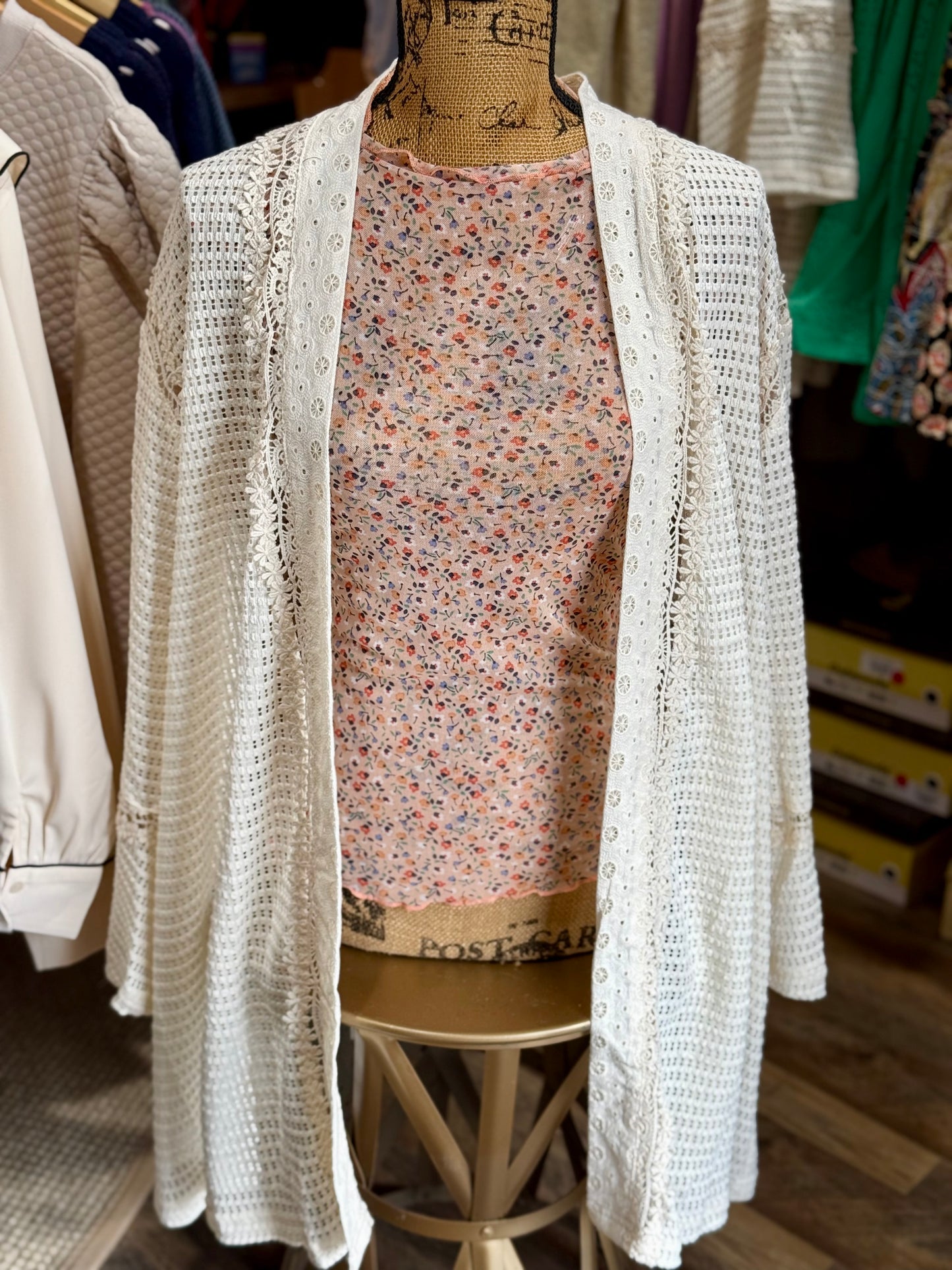 Vintage Washed Cardigan - Milly's Boutique