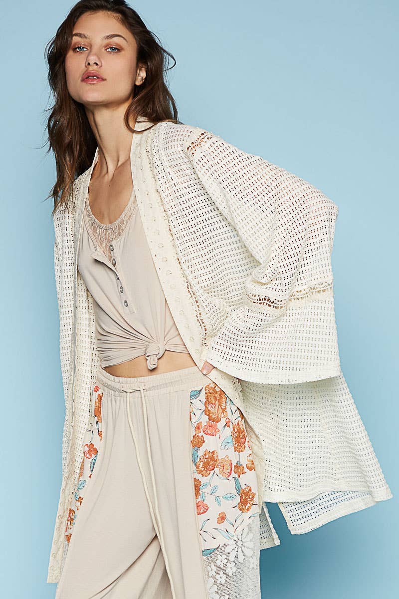 Vintage Washed Cardigan - Milly's Boutique