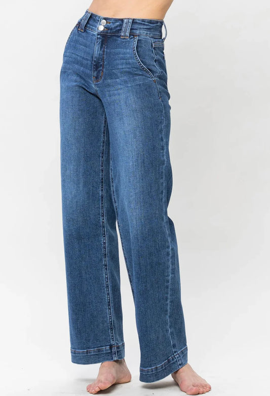 Willow High Rise Wide Leg Jean - Milly's Boutique