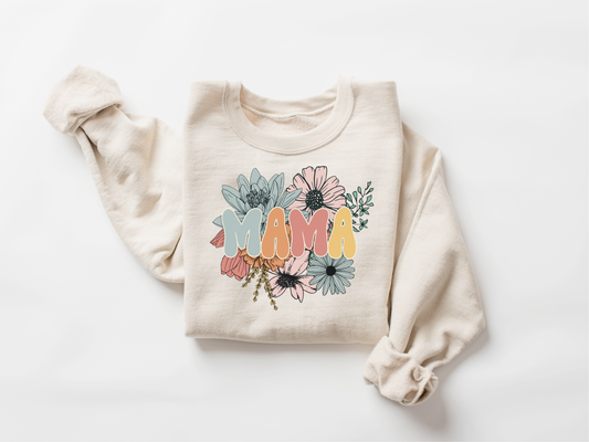 Mama Floral Sweatshirt