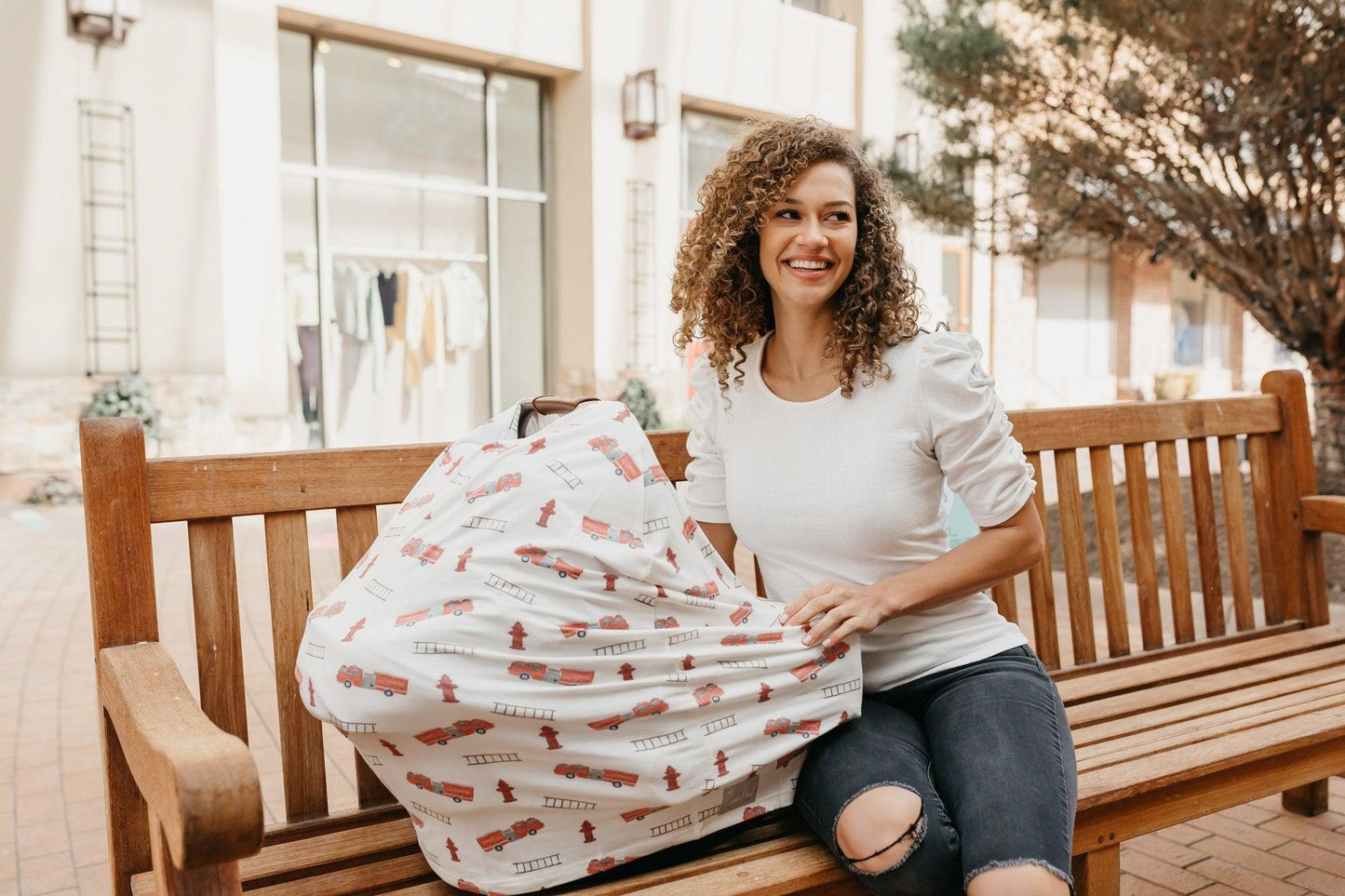 Copper Pearl Multi Use Car Seat Cover - CHIEF - Milly's Boutique