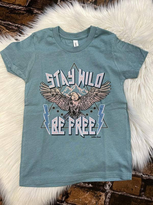Youth Stay Wild Be Free Tee - Milly's Boutique