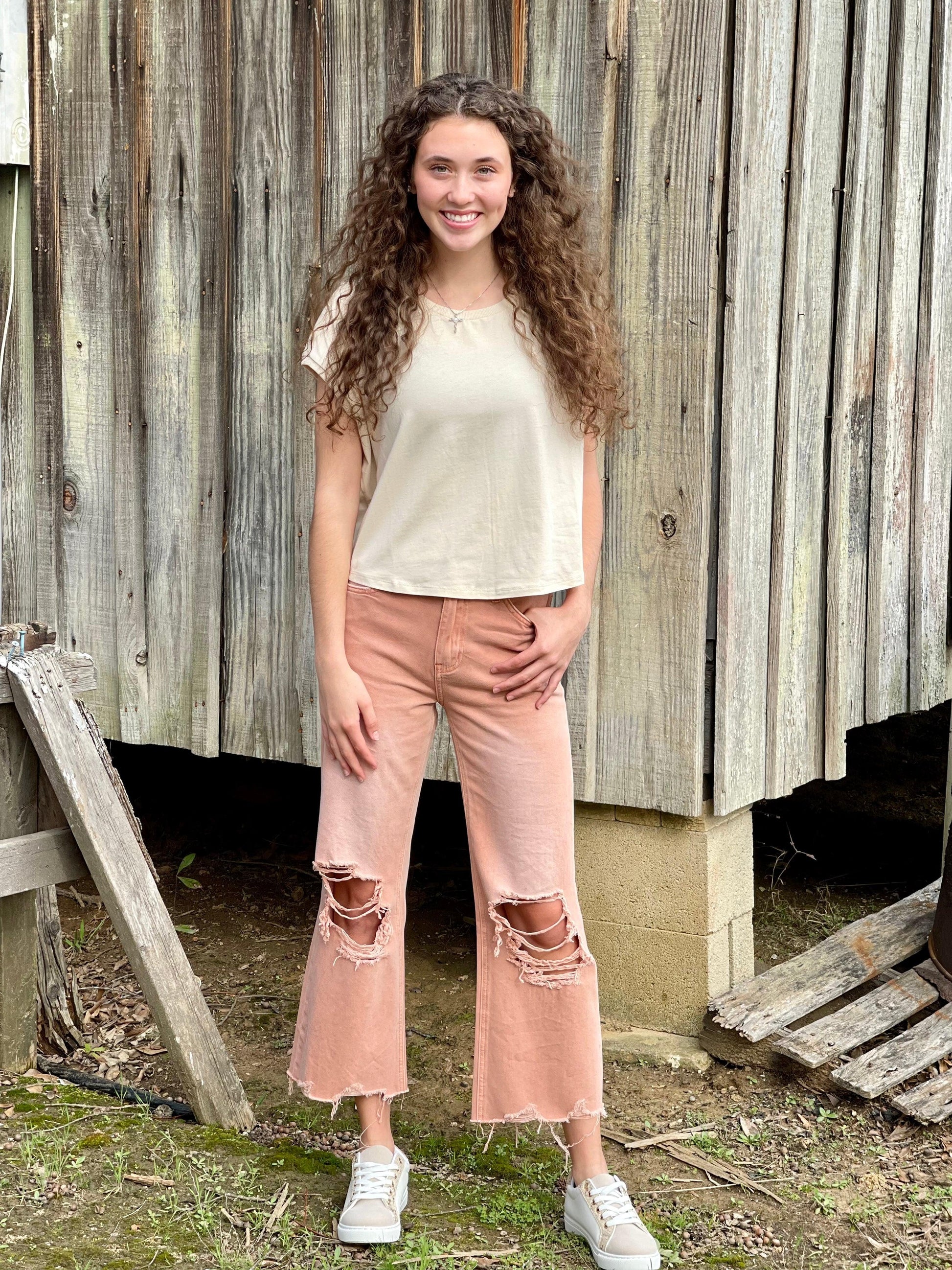 The 90’s Vintage Crop Flare - Milly's Boutique
