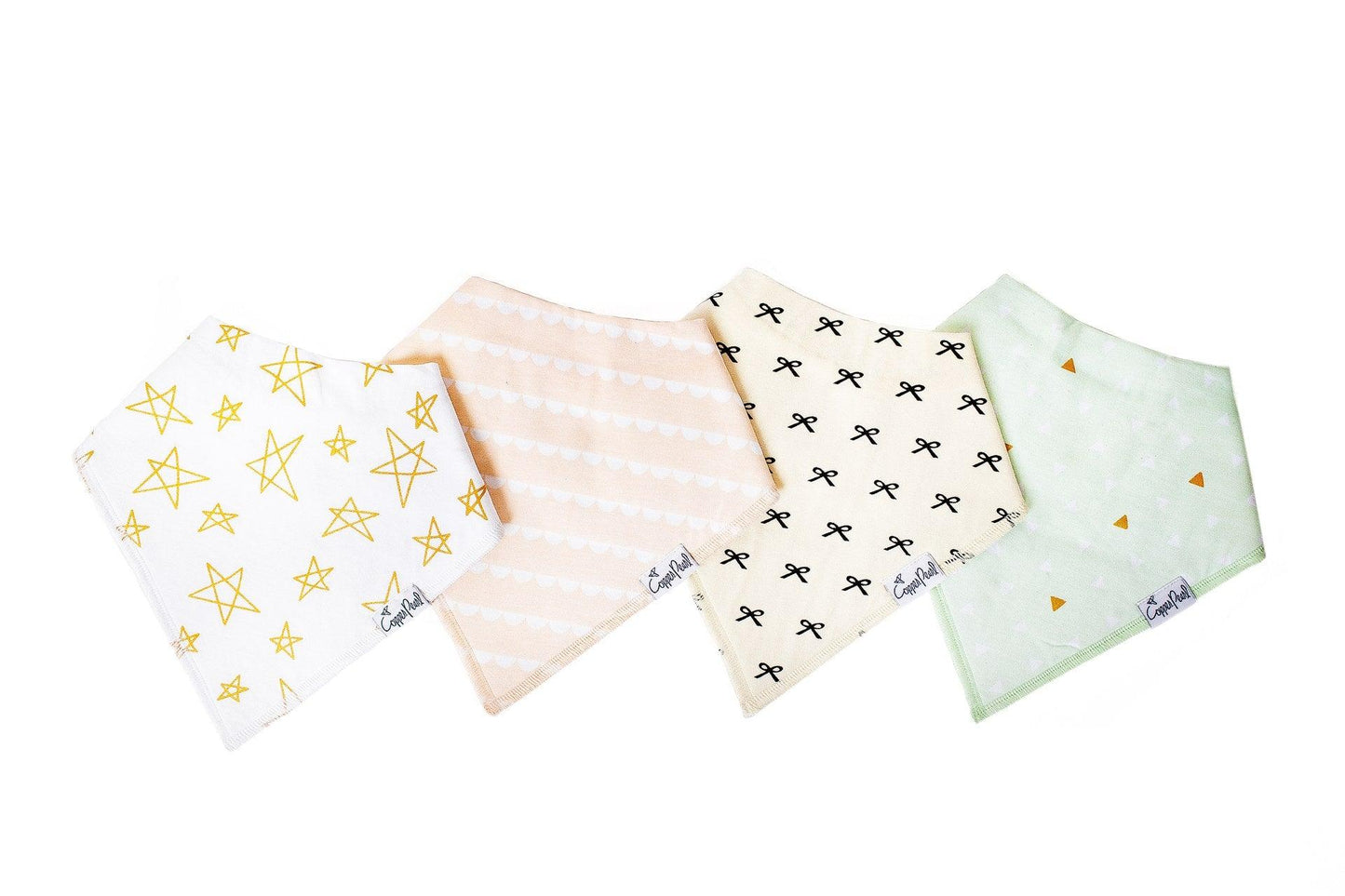 Copper Pearl Baby Bandana Bibs - PARIS - Milly's Boutique