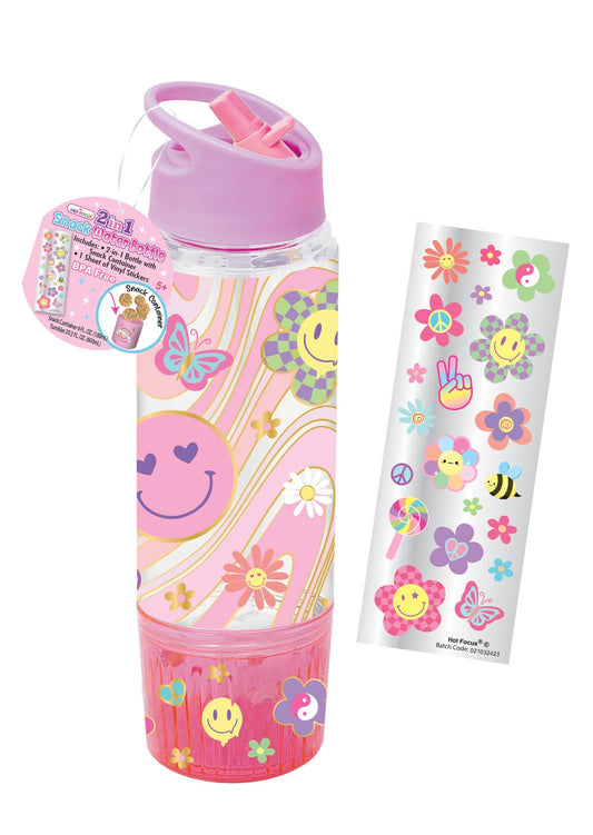 2 in 1 Snack Water Bottle - Milly's Boutique