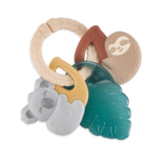 Itzy Ritzy - Tropical Itzy Keys™ Textured Ring with Teether + Rattle - Milly's Boutique