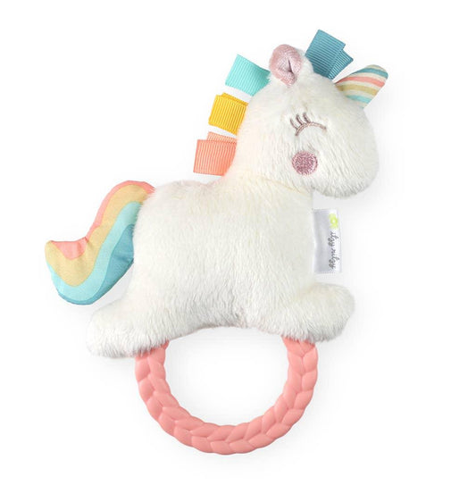 Unicorn Ritzy Rattle Pal™ Plush Rattle Pal with Teether - Milly's Boutique
