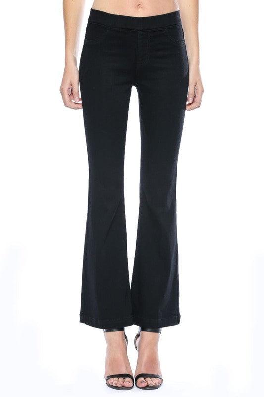 Pull On Black Flares - 30" - Milly's Boutique