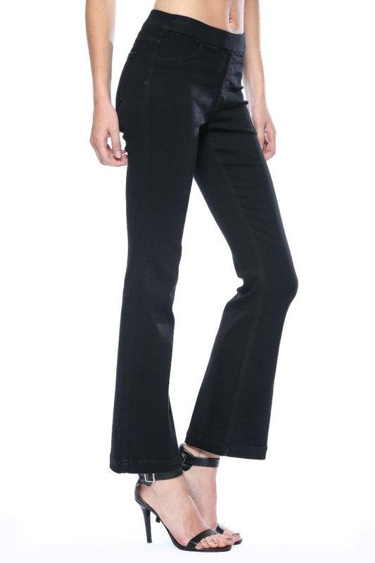 Pull On Black Flares - 30" - Milly's Boutique