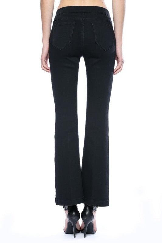 Pull On Black Flares - 30" - Milly's Boutique